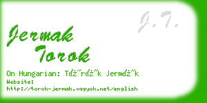 jermak torok business card